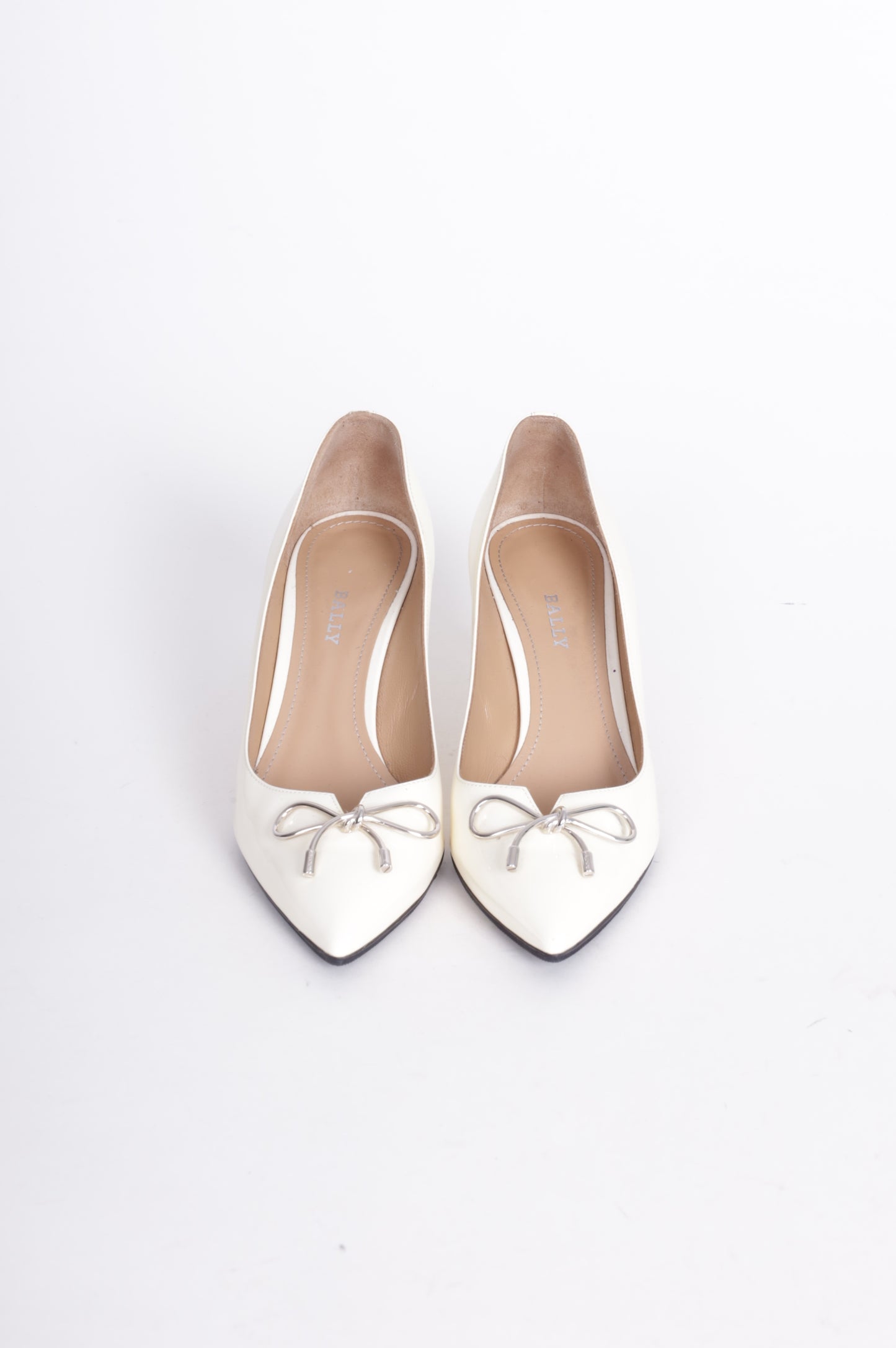 Bally Womens Cream Heels Size EU 39.5