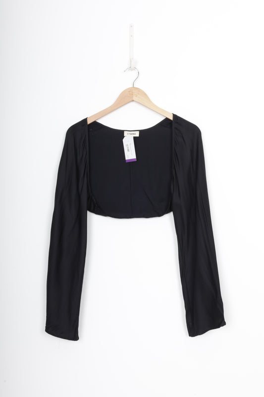 L'Agence Womens Black Top Size S