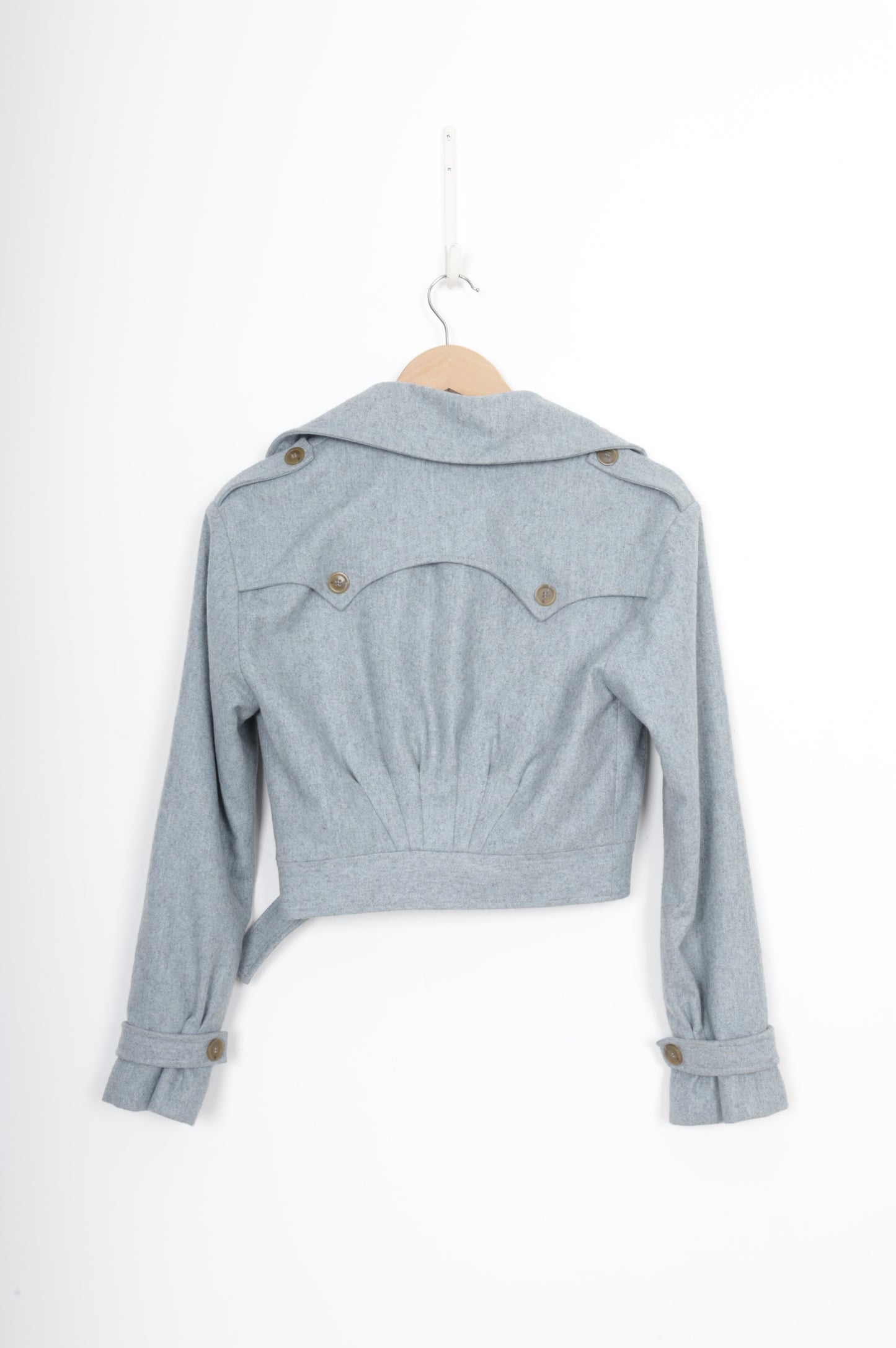 Kate Sylvester Womens Blue Jacket Size S