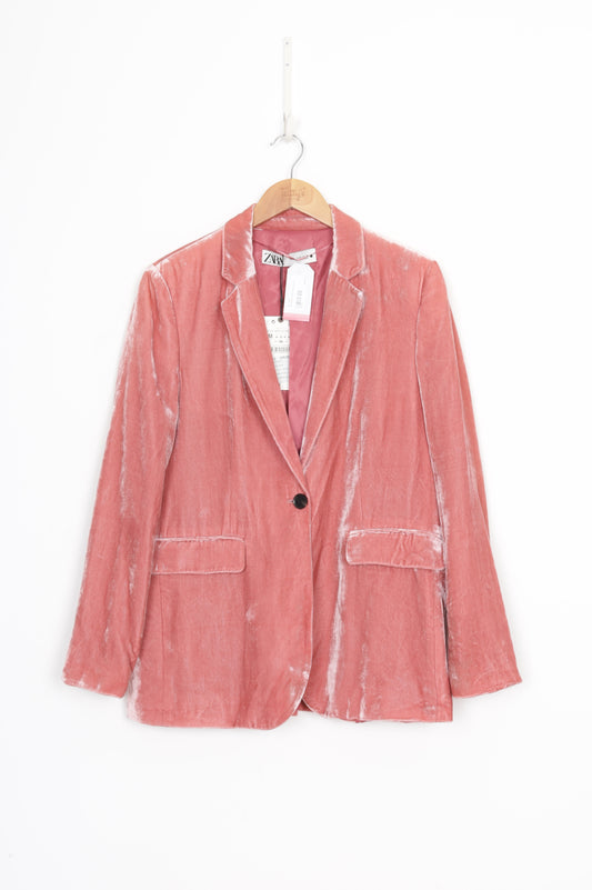 Zara Womens Pink Jacket Size M