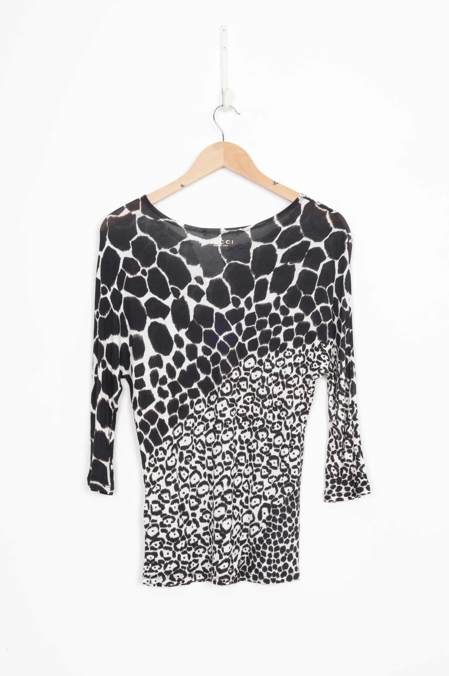 Gucci Womens Black Top Size S