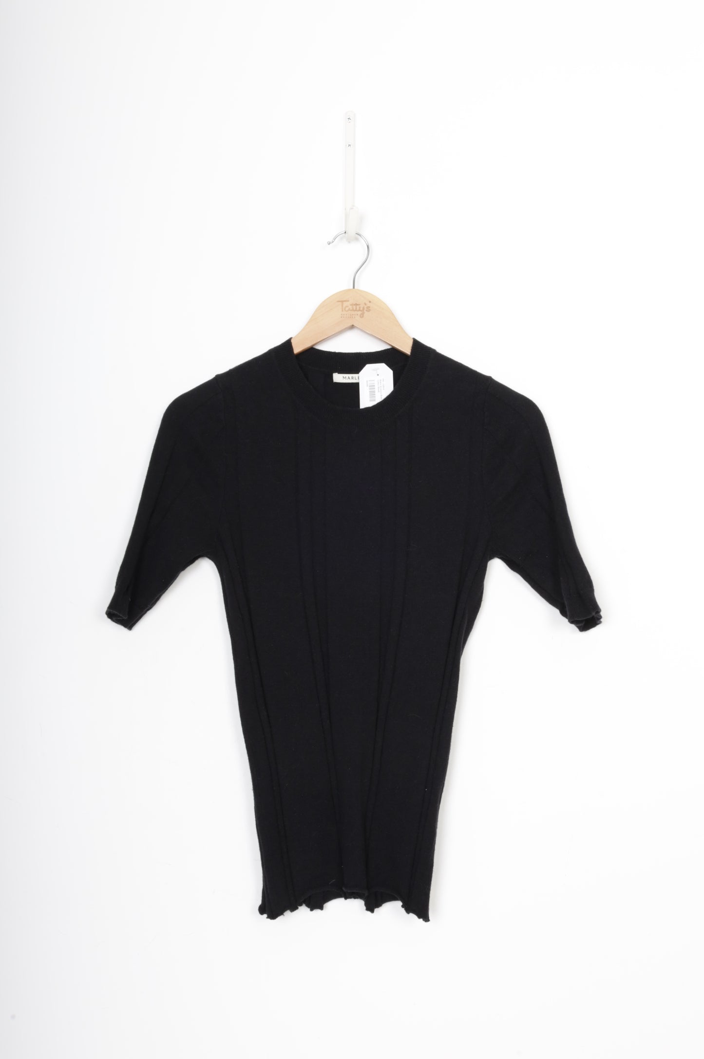 Marle Womens Black Top Size 8