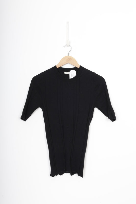 Marle Womens Black Top Size 8
