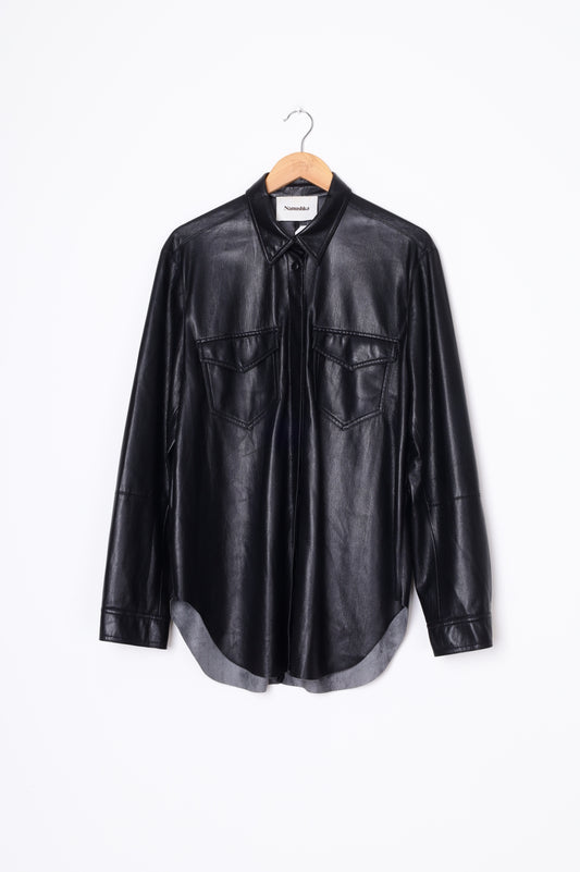 Nanushka Womens Black Shirt Size M