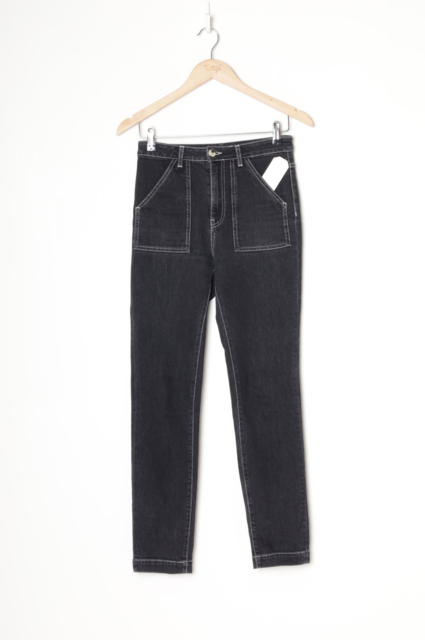 Scalan Theodore Womens Black Jeans Size W 26