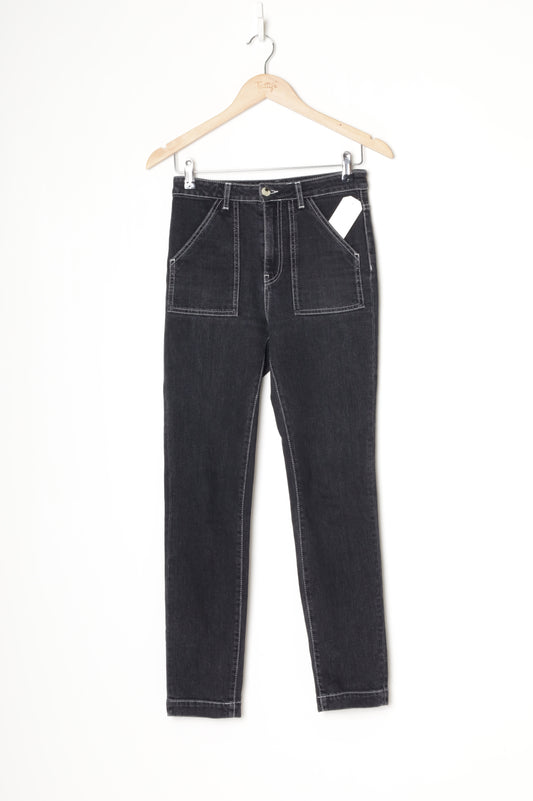 Scalan Theodore Womens Black Jeans Size W 26