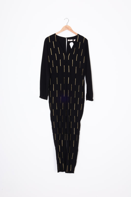 Sass & Bide Womens Black Jumpsuit Size 8