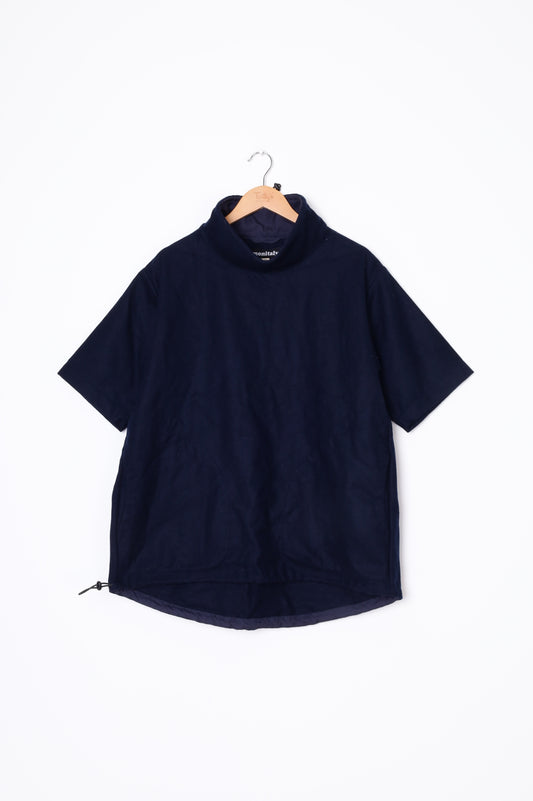 Monitaly Mens Blue Top Size M