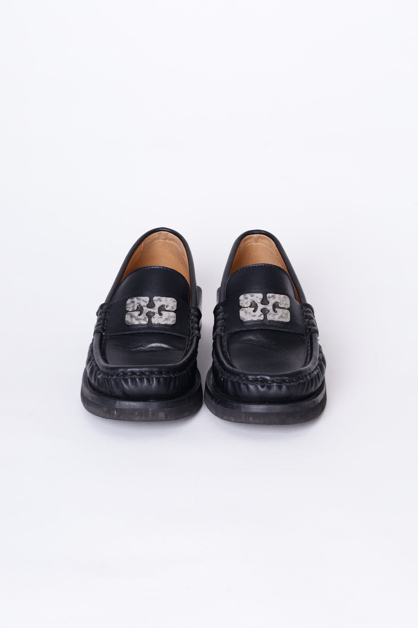Ganni Womens Black Shoes Size EU 38