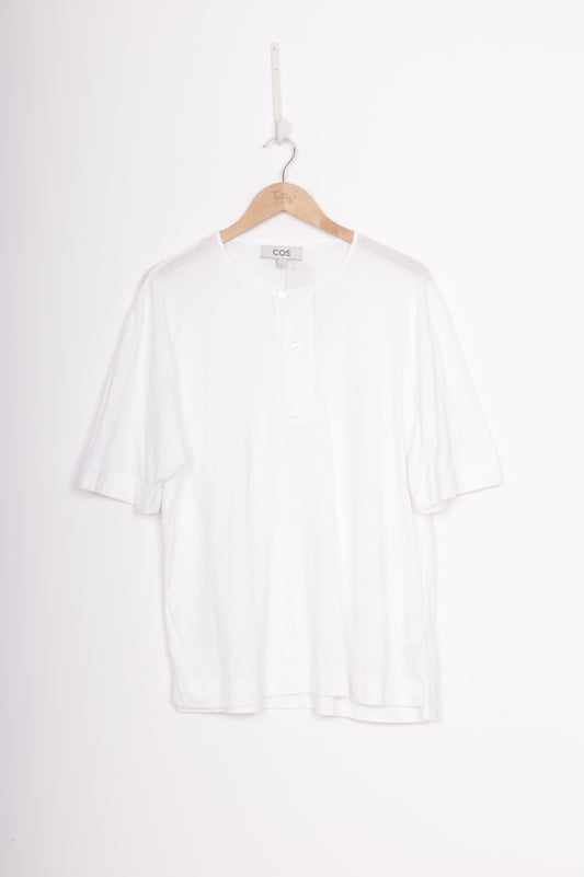 Cos Mens White T-shirt Size M
