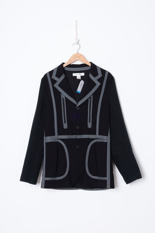 Comme Des Garcons Shirt Mens Black Jacket Size L
