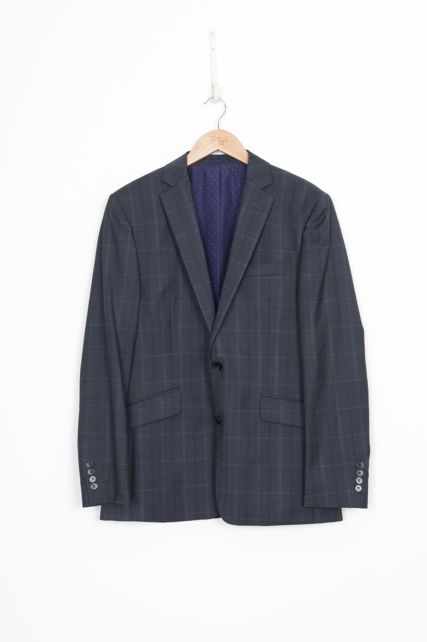 3 Wise Men Mens Blue Blazer Size 40