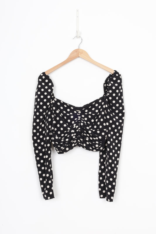 The East Order Womens Black Top Size L