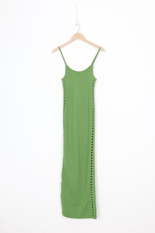Paris Georgia Womens Green Dress Size XS
