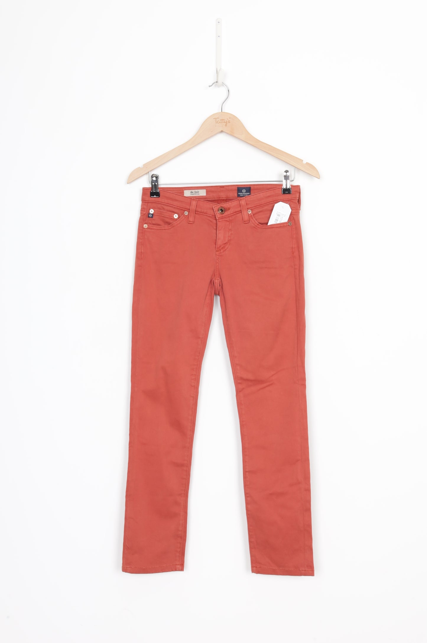 AG Jeans Womens Orange Jeans Size W 25