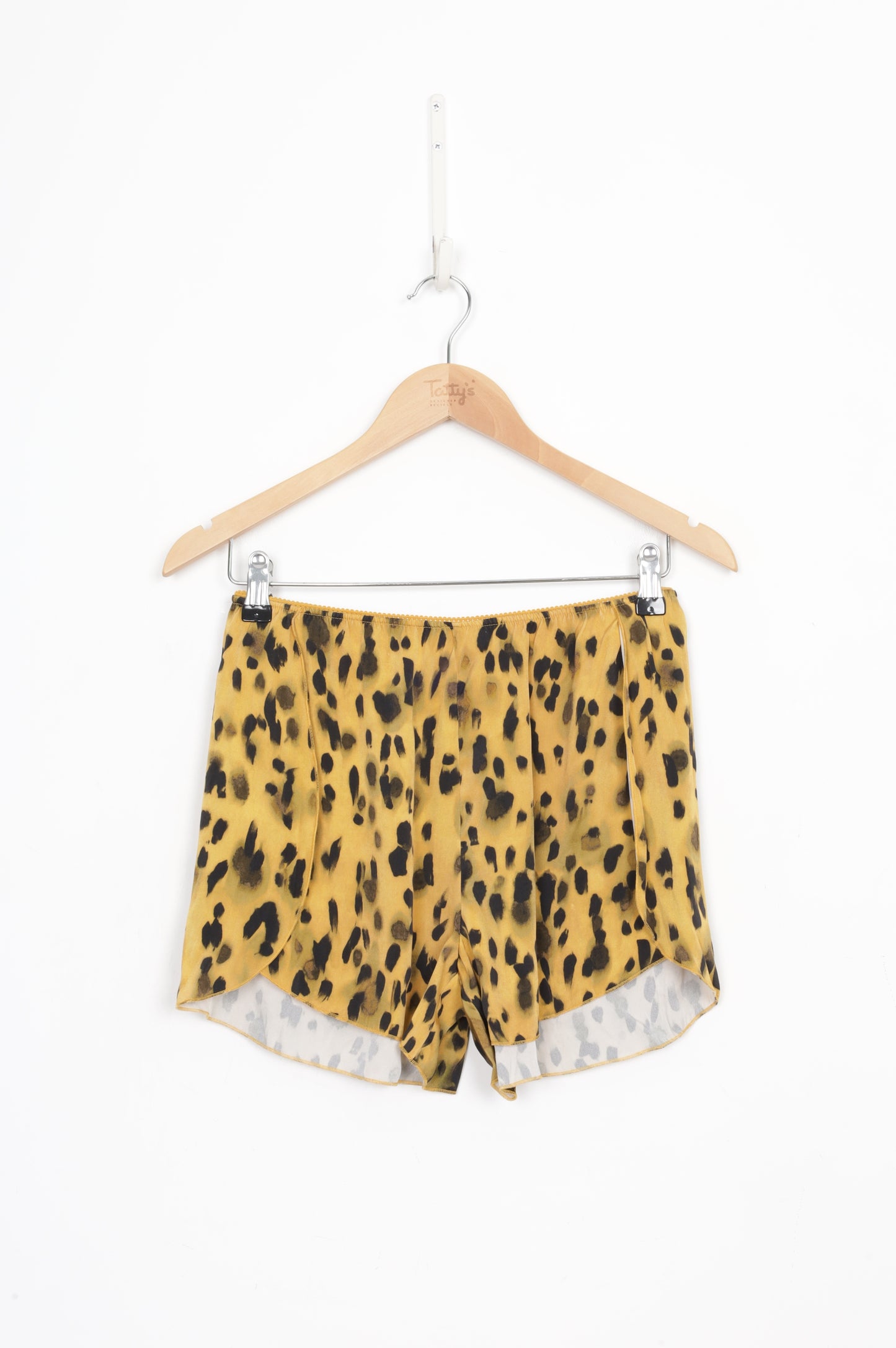 Anine Bing Womens Yellow Shorts Size S