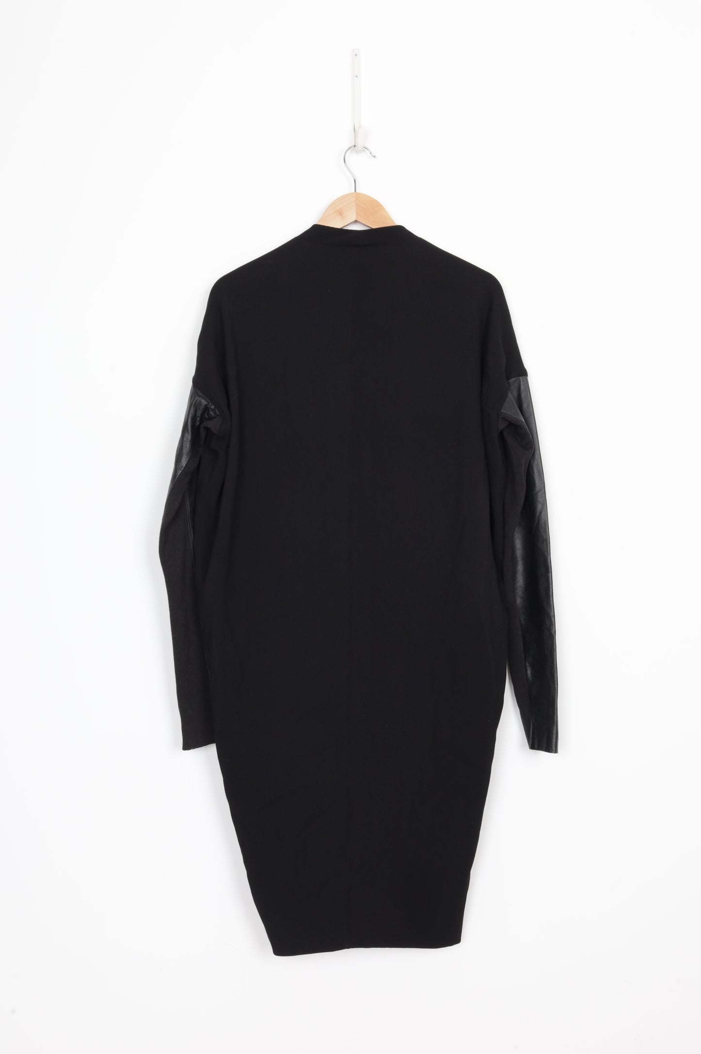 Rick Owens Womens Black Coat Size 10