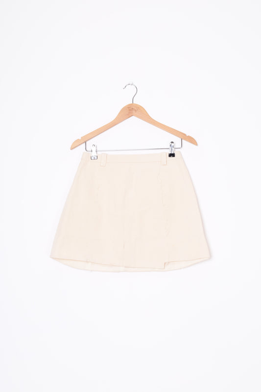 VRG GRL Womens Beige Mini Skirt Size 8