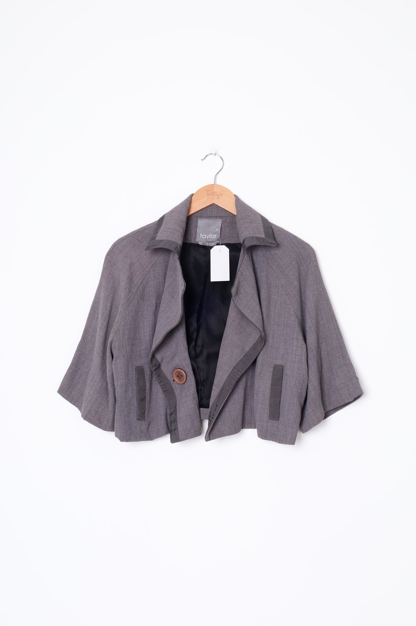 Taylor Womens Grey Jacket Size L