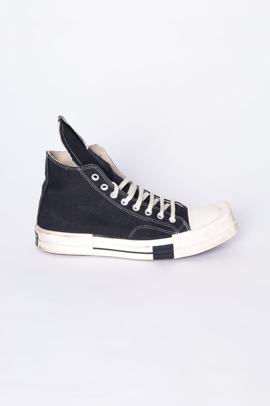 Converse X DRKSHDW Mens Black Sneakers Size EU 44