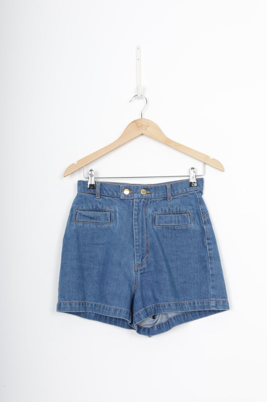 Ruby Womens Blue Shorts Size 8