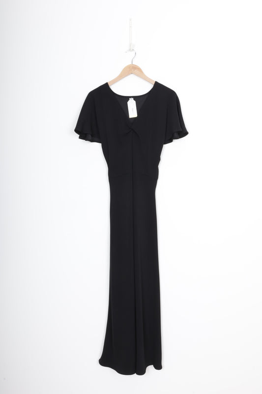 ellis Womens Black Dress Size 12