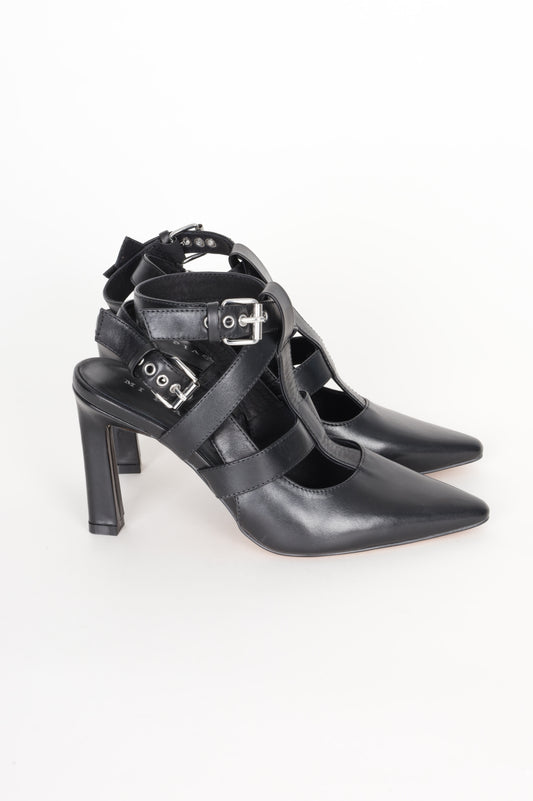 Mi Piaci Womens Black Heels Size EU 37