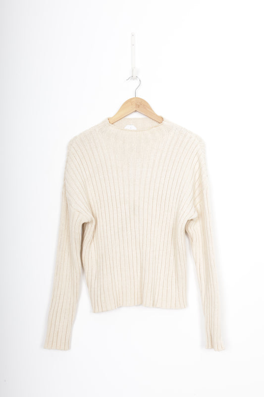 St. Agni Womens Beige Jumper Size XS