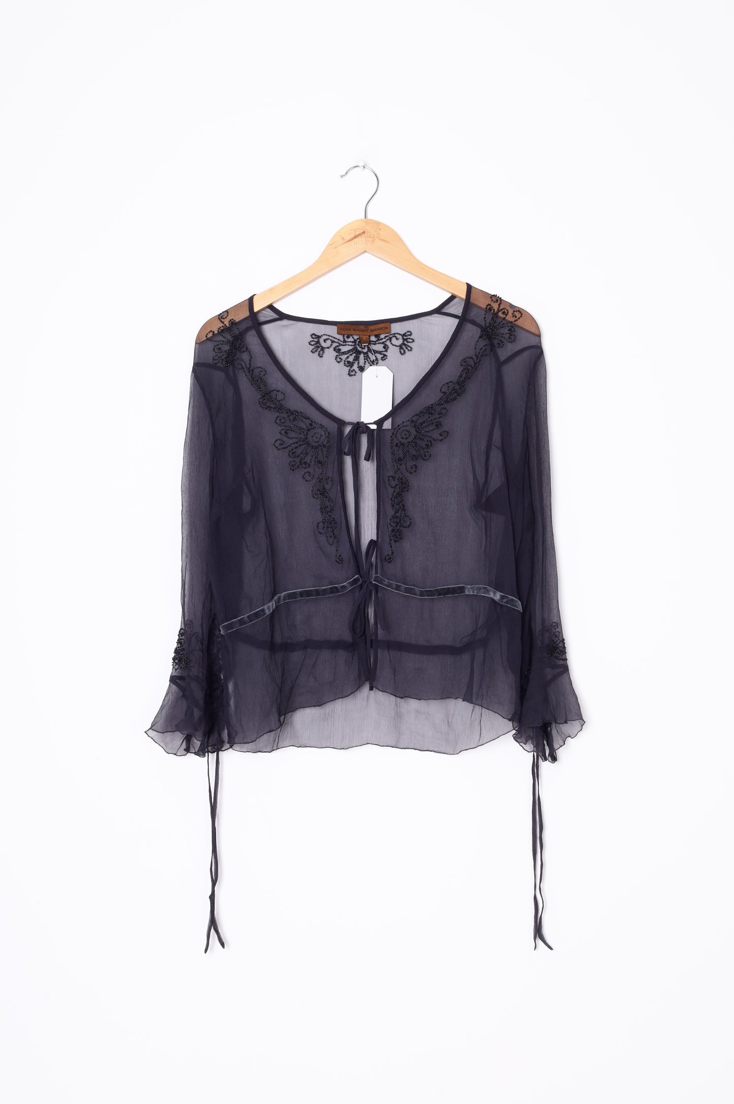 Fenn Wright Manson Womens Grey Top Size 12