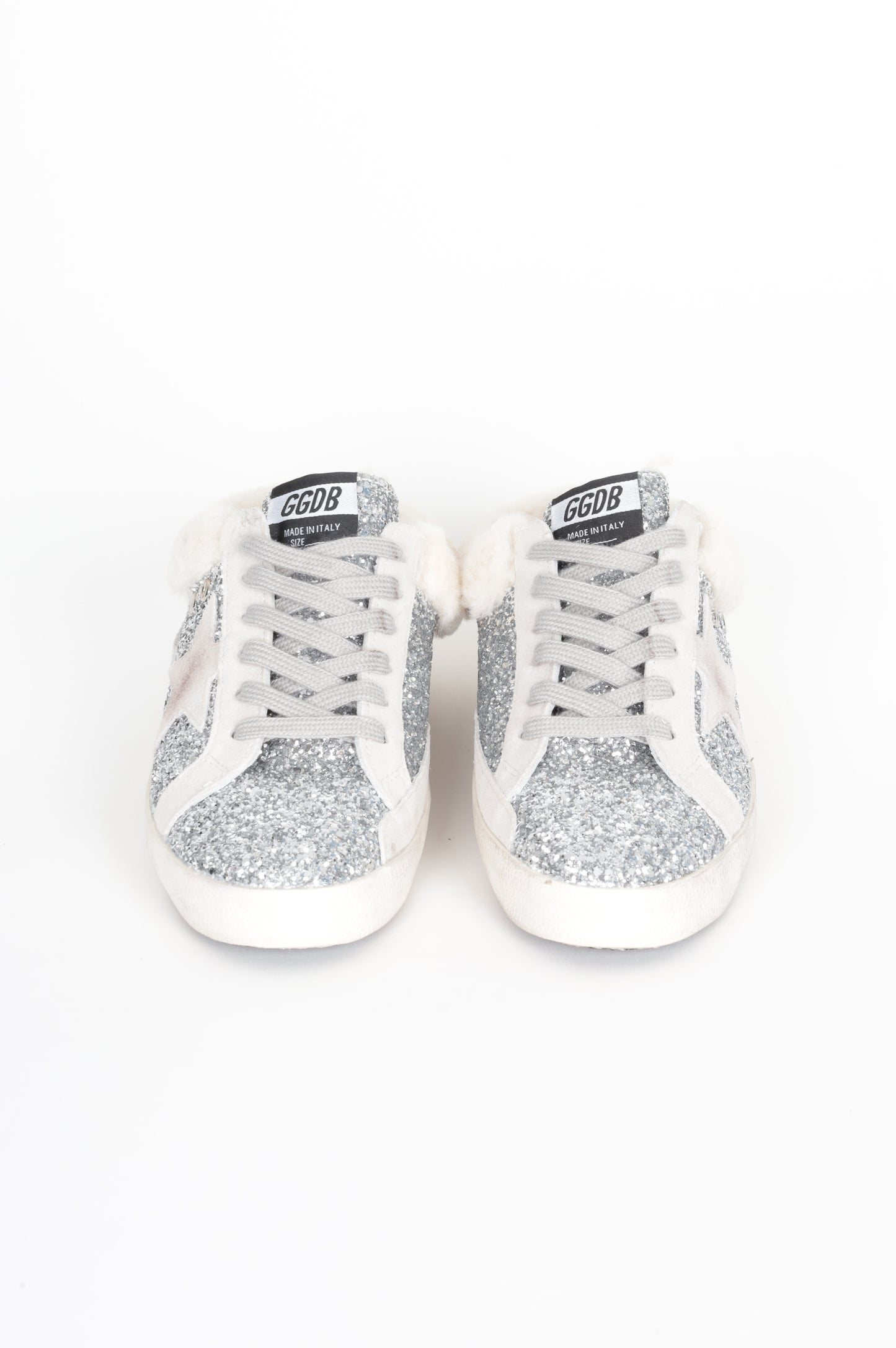 Golden Goose Womens Metallic Sneakers Size 40