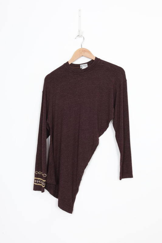 Santa Eulalia Womens Purple Top Size M