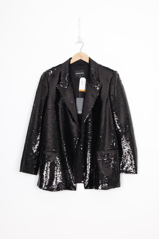 Country Road Womens Black Blazer Size 12