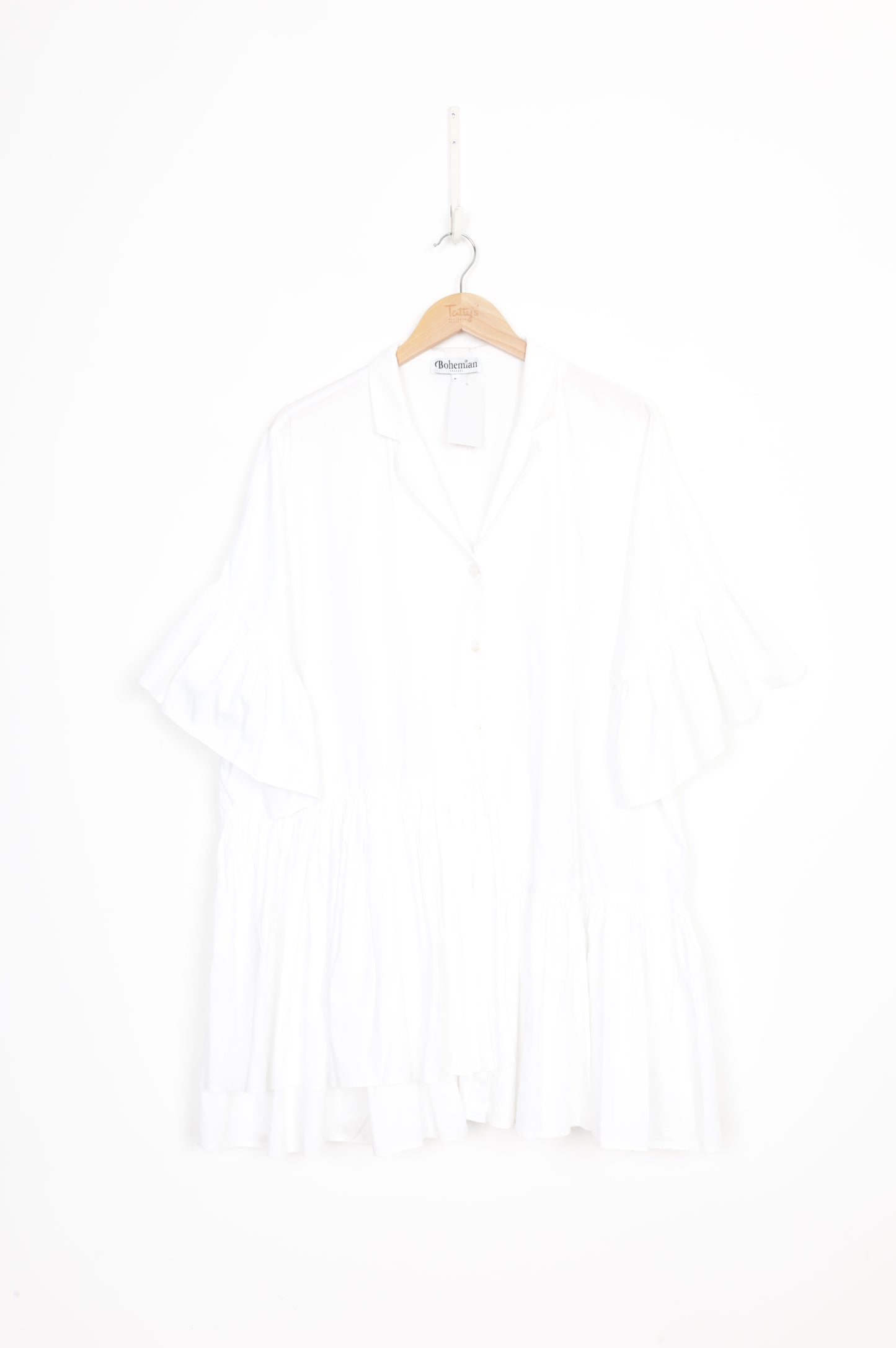 Bohemian Womens White Dress Size XXXL