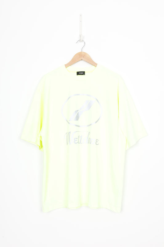 We11done Mens Yellow T-shirt Size M