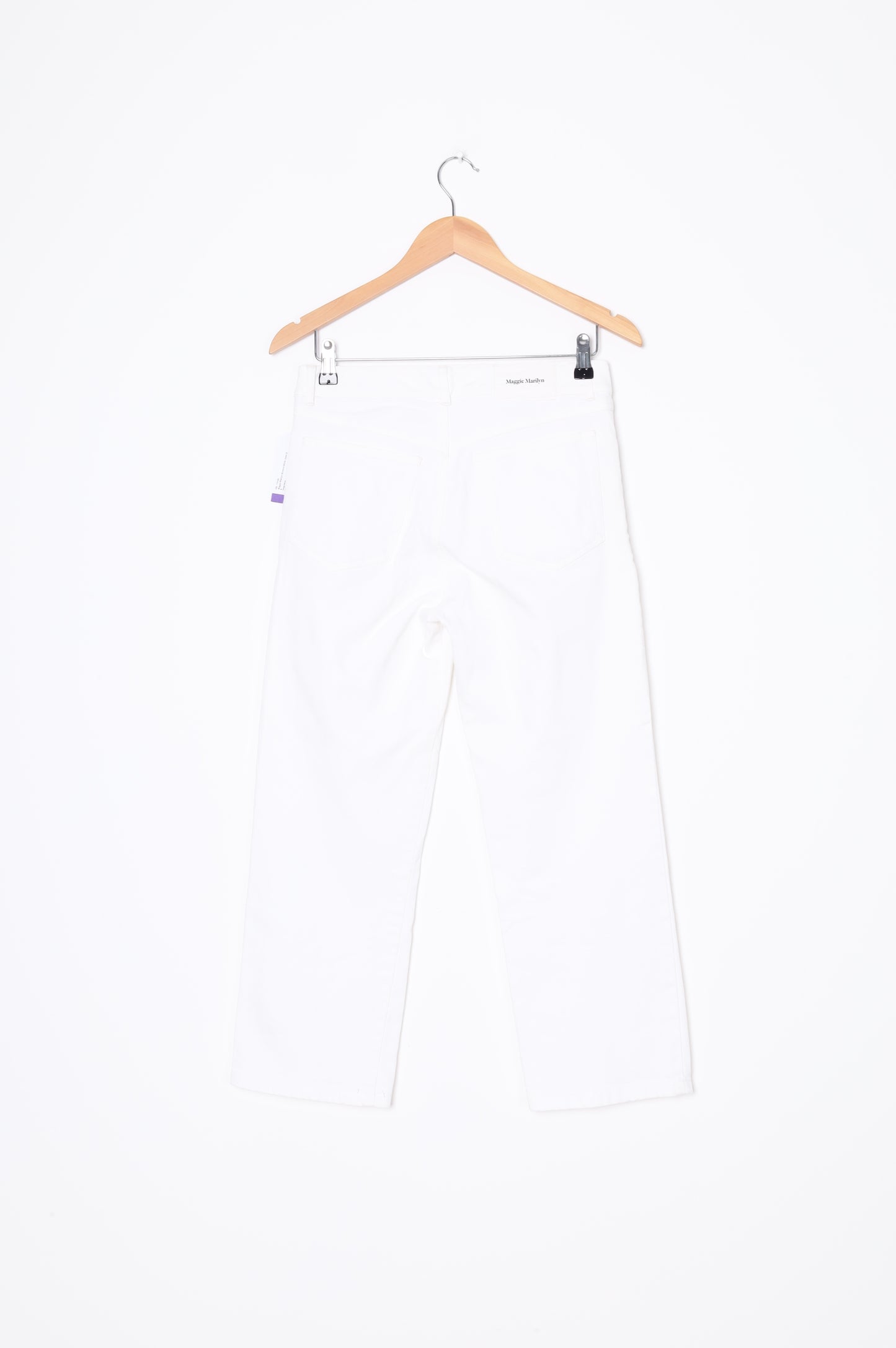 Maggie Marilyn Womens White Jeans Size 8