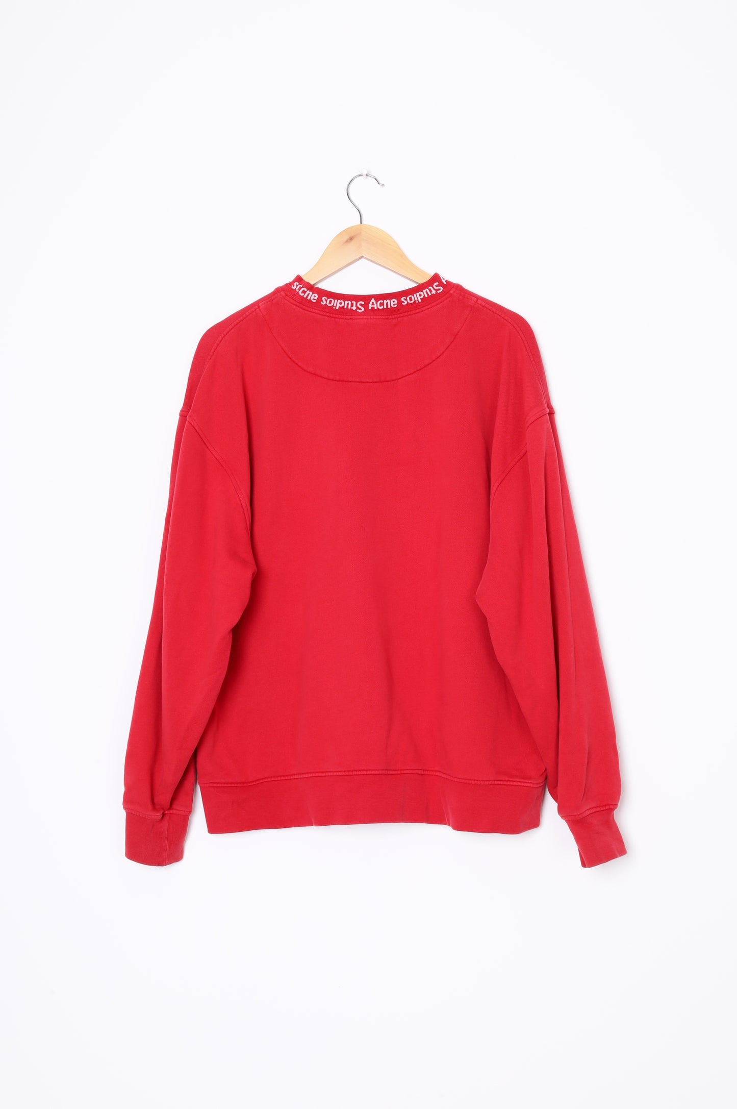 Acne Studios Womens Red Sweatshirt Size XS