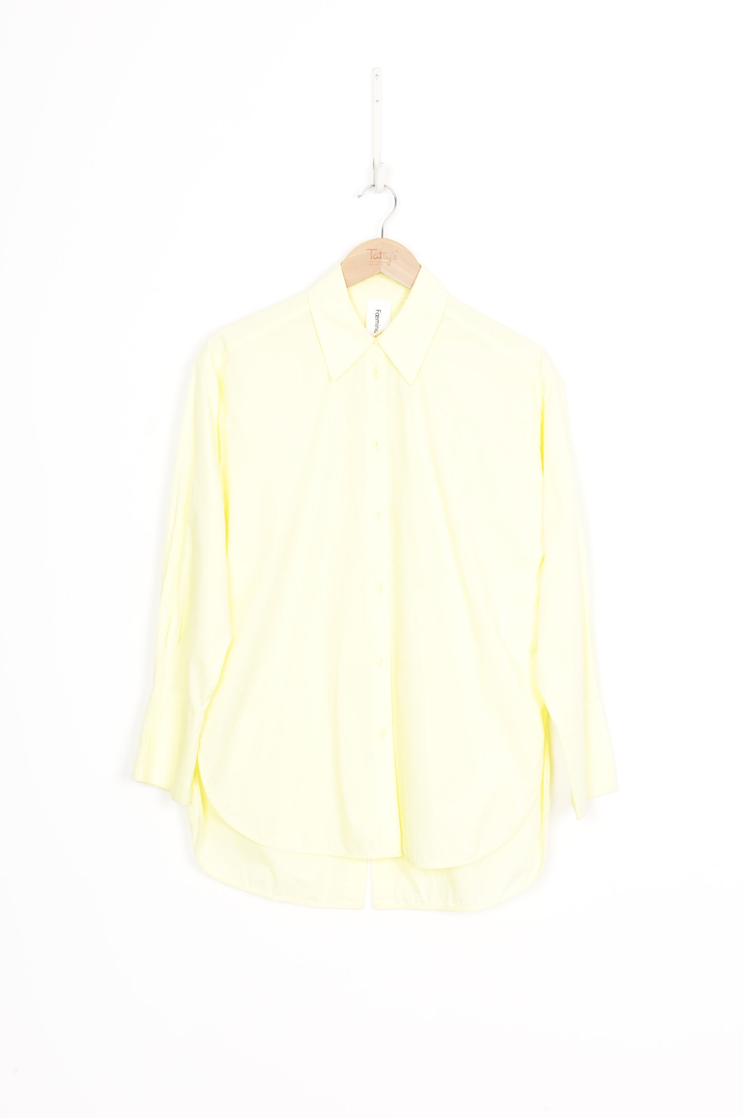 Foemina Womens Yellow Shirt Size 8