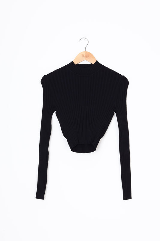 Aje. Womens Black Top Size S