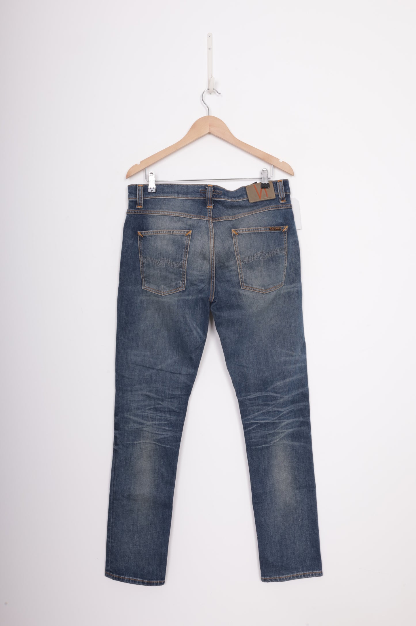 Nudie Jeans Mens Blue Jeans Size W 32