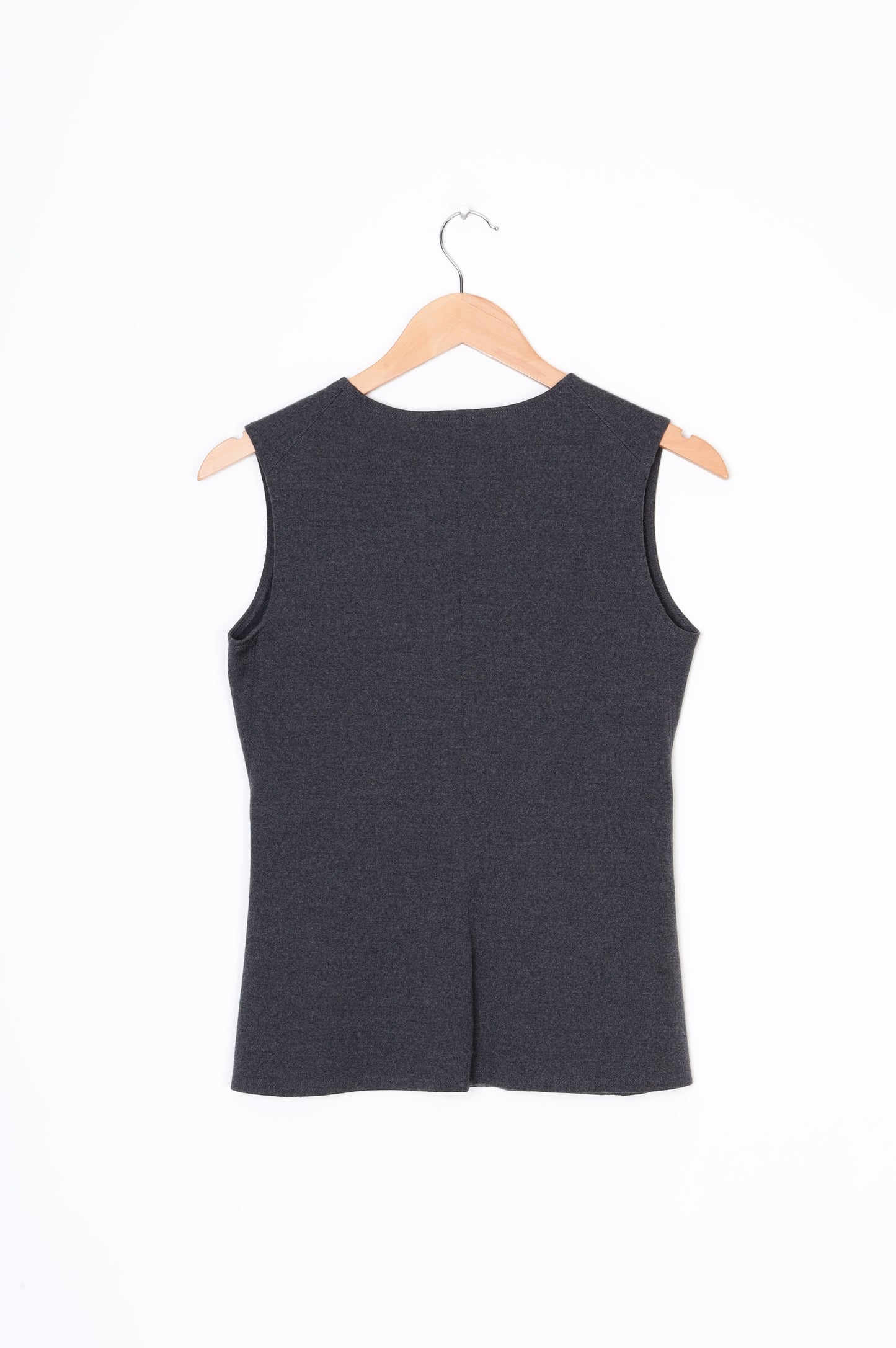 Donna Karan Womens Grey Top Size S