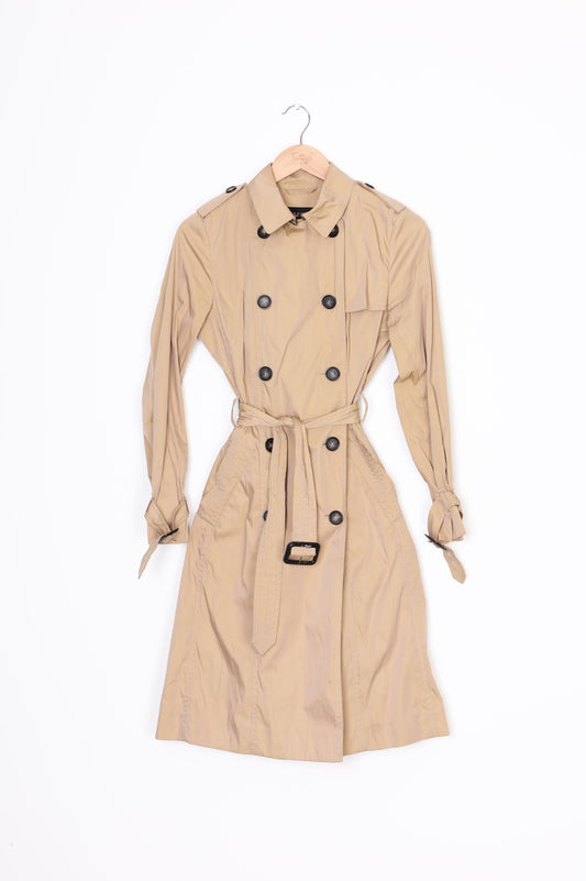 Jaeger Womens Beige Coat Size 8