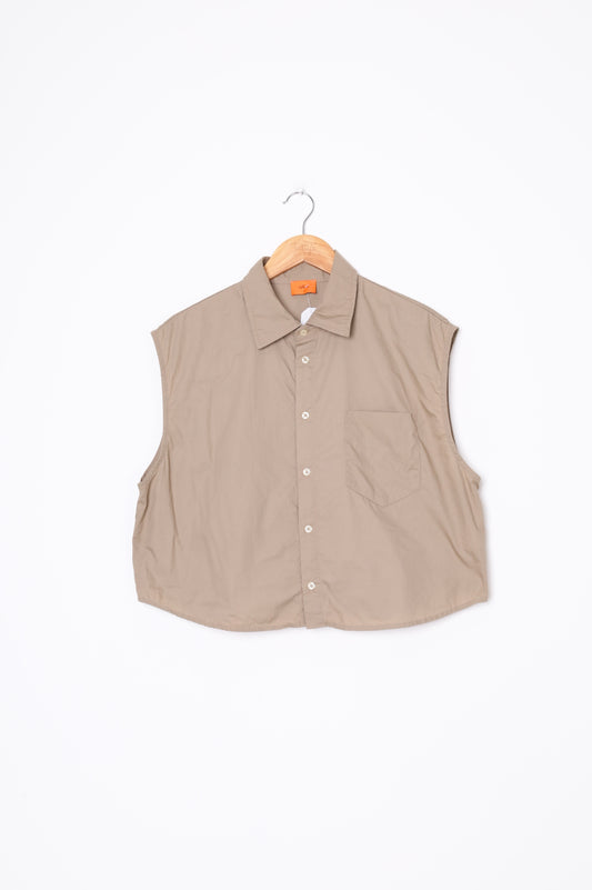 Incu Womens Brown Top Size L