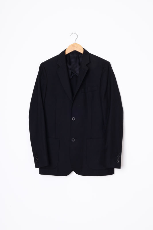 Mr P Mens Black Blazer Size 36