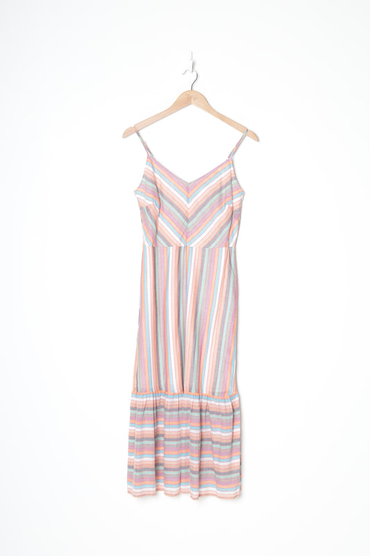 Oliver Bonas Womens White Dress Size 8