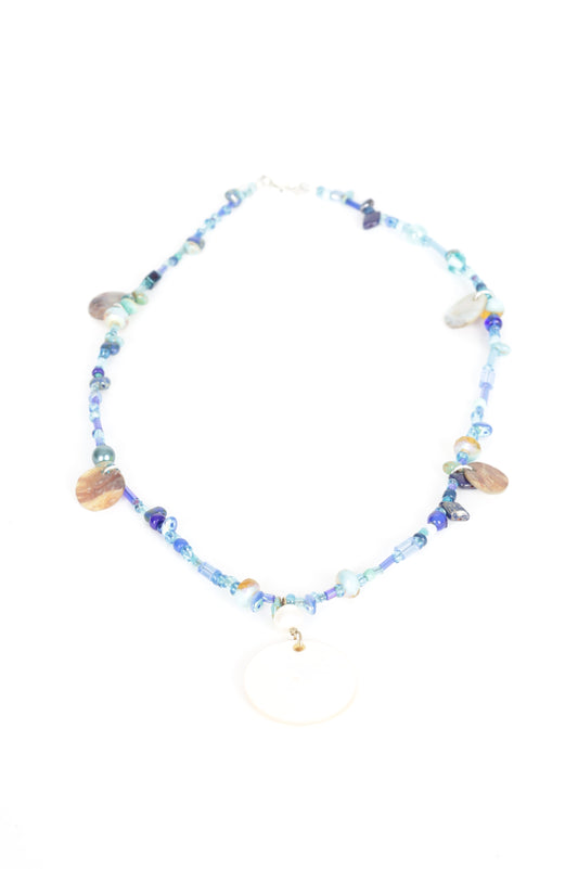 Harriet Xooj Womens Blue Necklace Size O/S