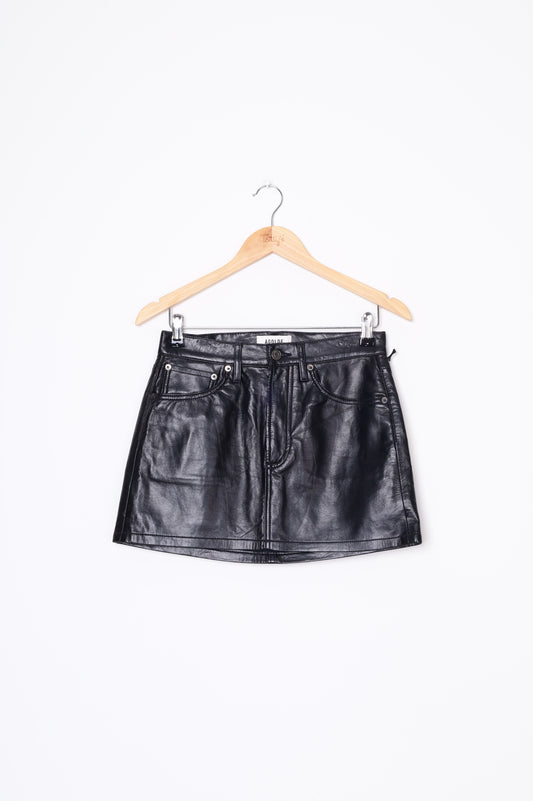 AGOLDE Womens Black Mini Skirt Size W 25