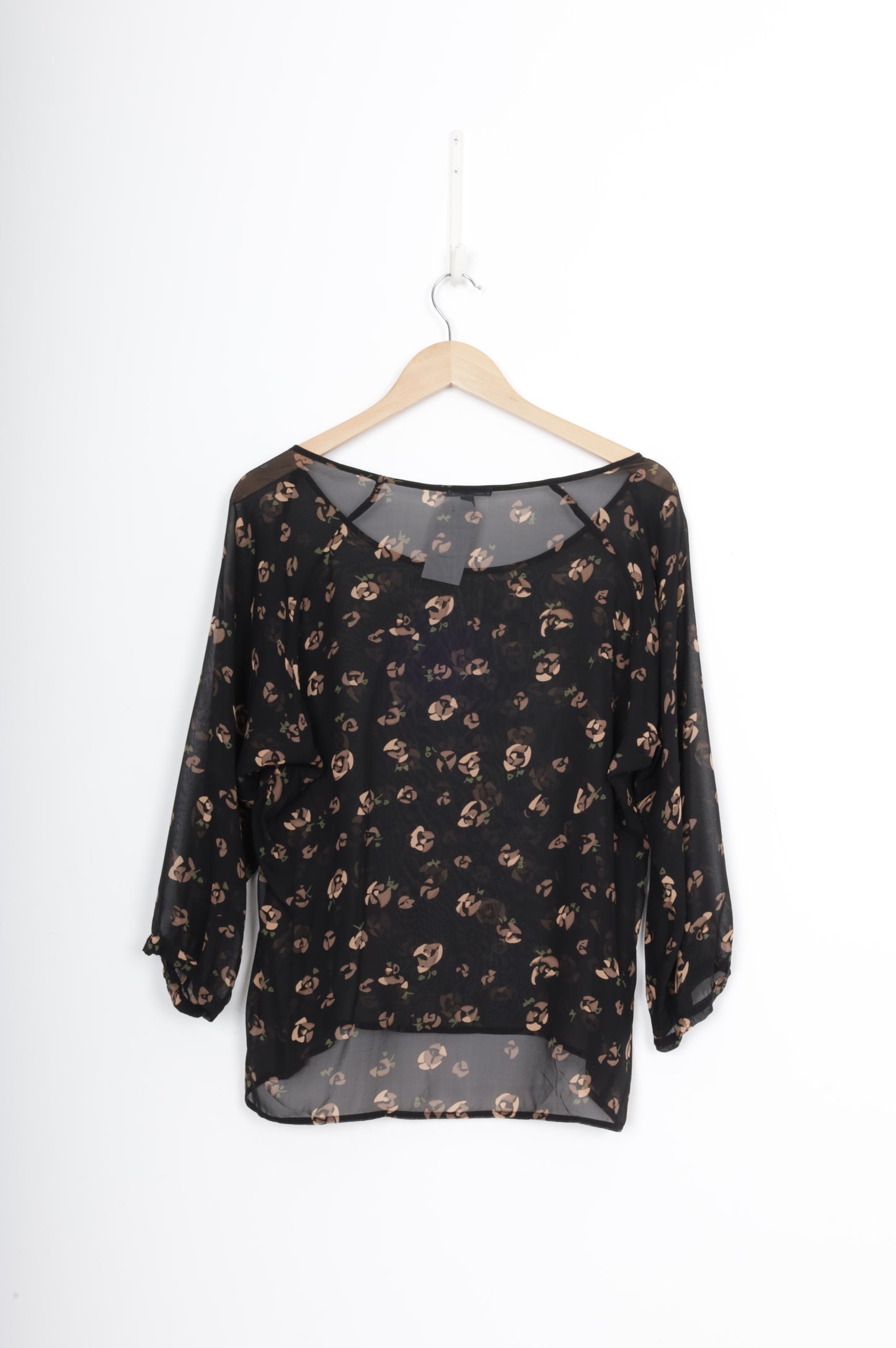 juliette hogan Womens Black Blouse Size 12