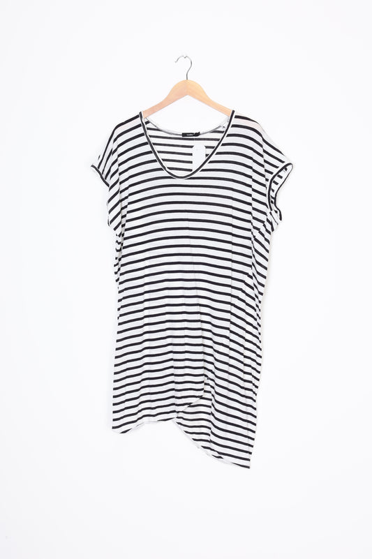 Bassike Womens White Dress Size S
