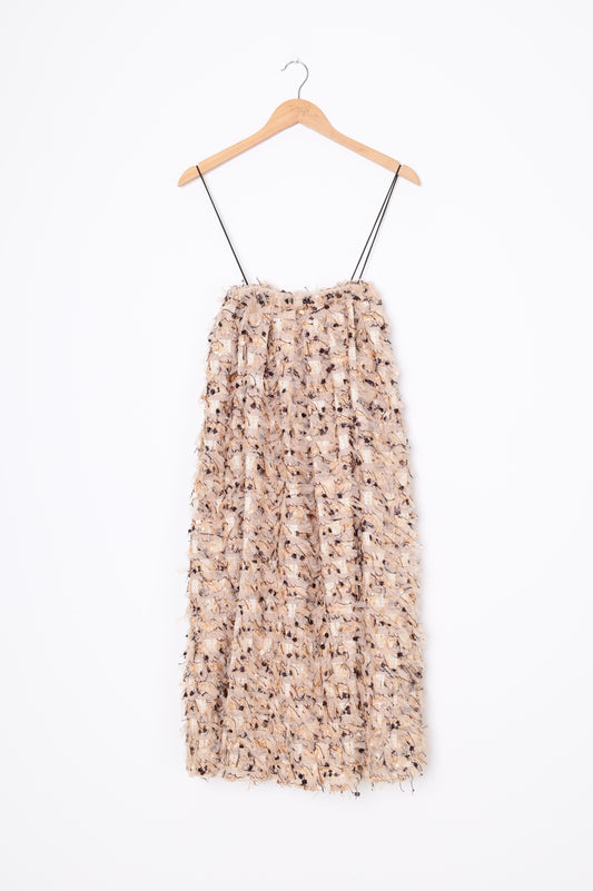 Seven Ten by Miho Kawahito Womens Beige Dress Size S