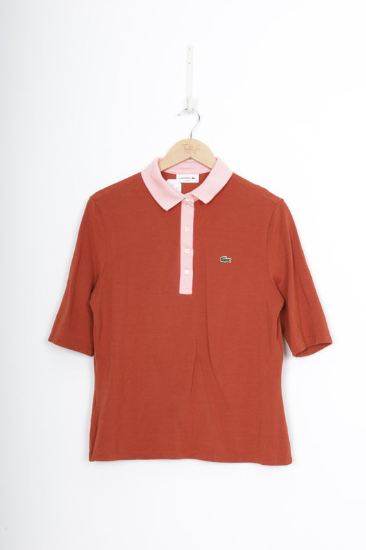 Lacoste Womens Brown T-shirt Size 42